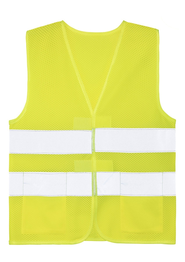 Korntex® Kinder Mesh Warnweste Korfu - Signal-Gelb
