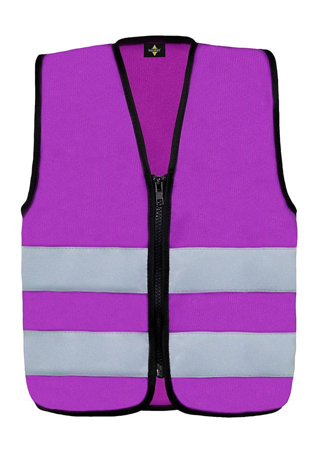 KORNTEX-Kinder-Warnschutzweste Aalborg, Farbe: violett