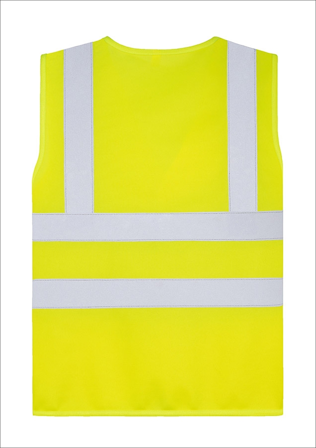 Korntex® Kinderwarnweste Esbjerg - Vier Reflexstreifen - Signal-Gelb
