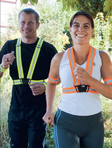 KORNTEX-Warnschutz, Reflective Body Belt, Warnschutz-Körperband, gelb