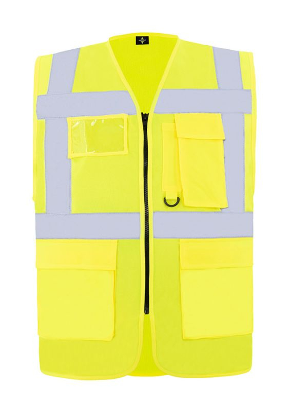 KORNTEX-Comfort Executive Multifunctional Safety Weste Hamburg, gelb