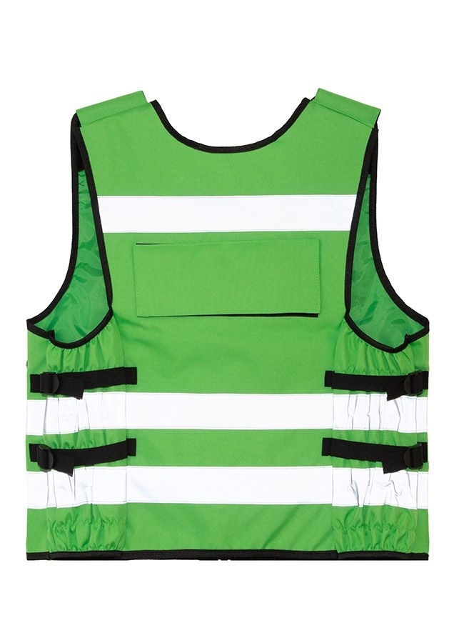 Korntex® Tactical Warnweste Stammheim - Elastischer Bund und 360° Sichtbarkeit - Grün