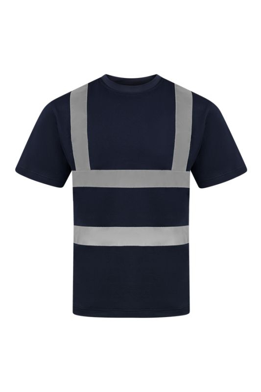 KORNTEX-Hi-Vis Poly-Cotton Shirt Barcelona, marineblau