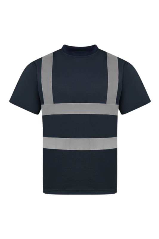 KORNTEX-Hi-Viz Warnschutz-T-Shirt, marineblau