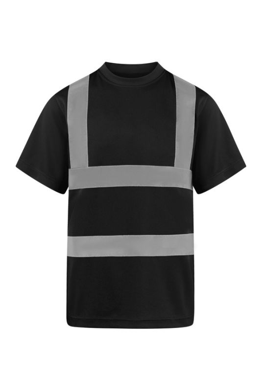KORNTEX-Hi-Viz Warnschutz-T-Shirt, schwarz