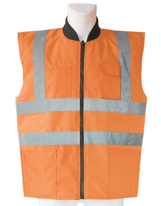 KORNTEX-Warnschutz, Bodywarmer, Wendeweste, orange