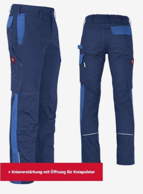 Teamdress-Bundhose ecoFlex marine/blau