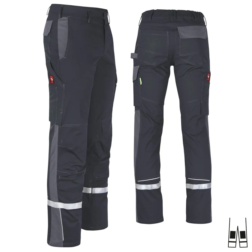 Teamdress-Bundhose ecoFlex +Refl. 17353 schwarz/grau