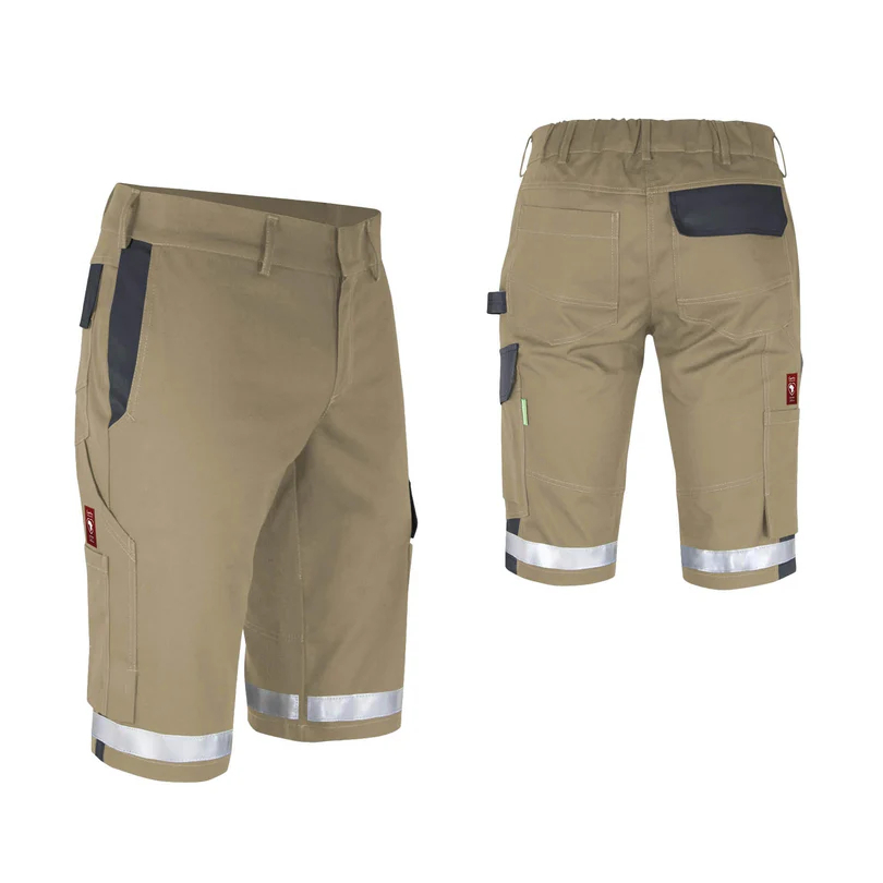 Teamdress-Shorts ecoFlex +Refl. 17353 sahara/schwarz