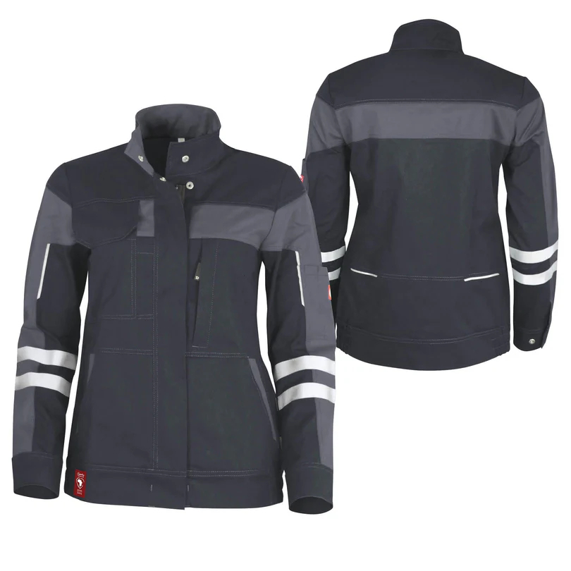 Teamdress-Damenjacke ecoFlex +Refl. 17353 schwarz/grau