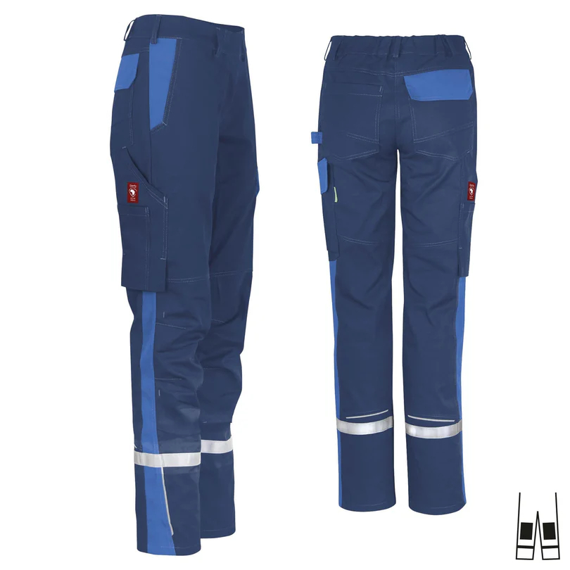 Teamdress-Damenhose ecoFlex +Refl. 17353 marine/blau