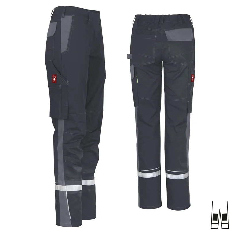Teamdress-Damenhose ecoFlex +Refl. 17353 schwarz/grau
