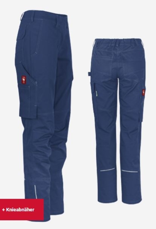Teamdress-Damenhose uni ecoFlex marine