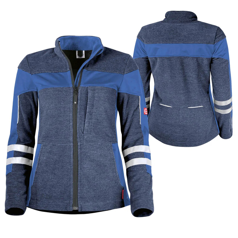 Teamdress-Da-Fleecejacke ecoFlex +Ref 17353 marine mel./blau