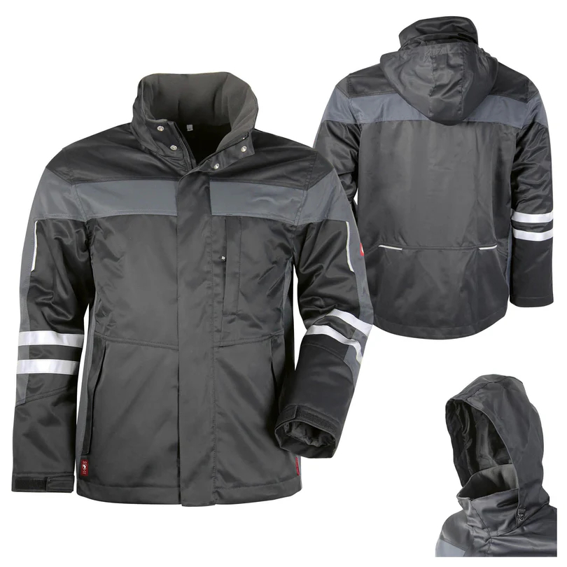 Teamdress-Winterjacke ecoFlex +Ref 17353 schwarz/grau