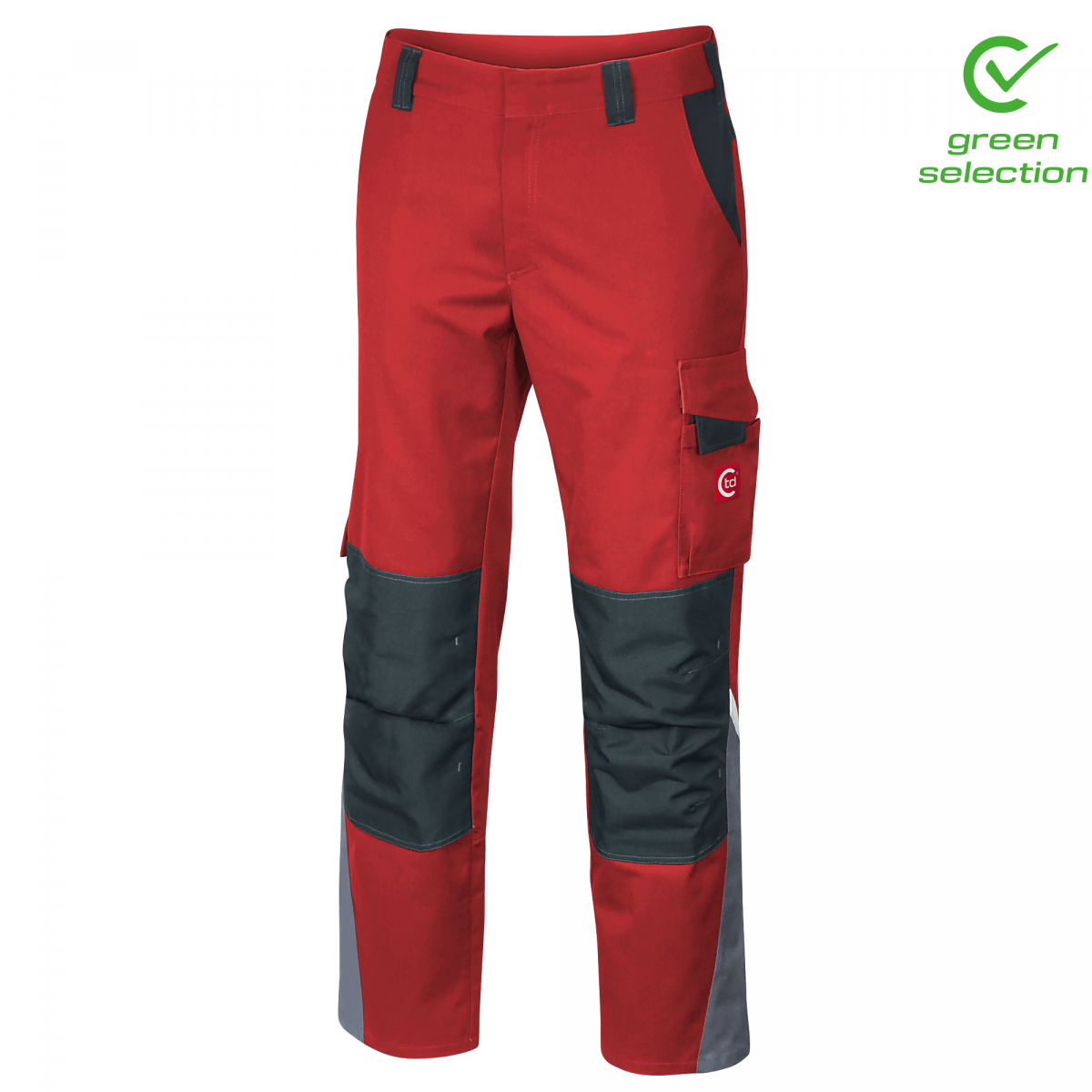 Teamdress-Bundhose ecoRover, rot/schwarz/grau