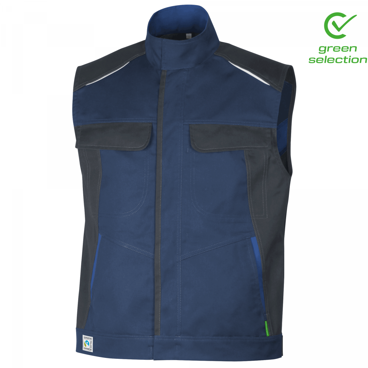 Teamdress-Weste ecoRover, marine/schwarz/grau
