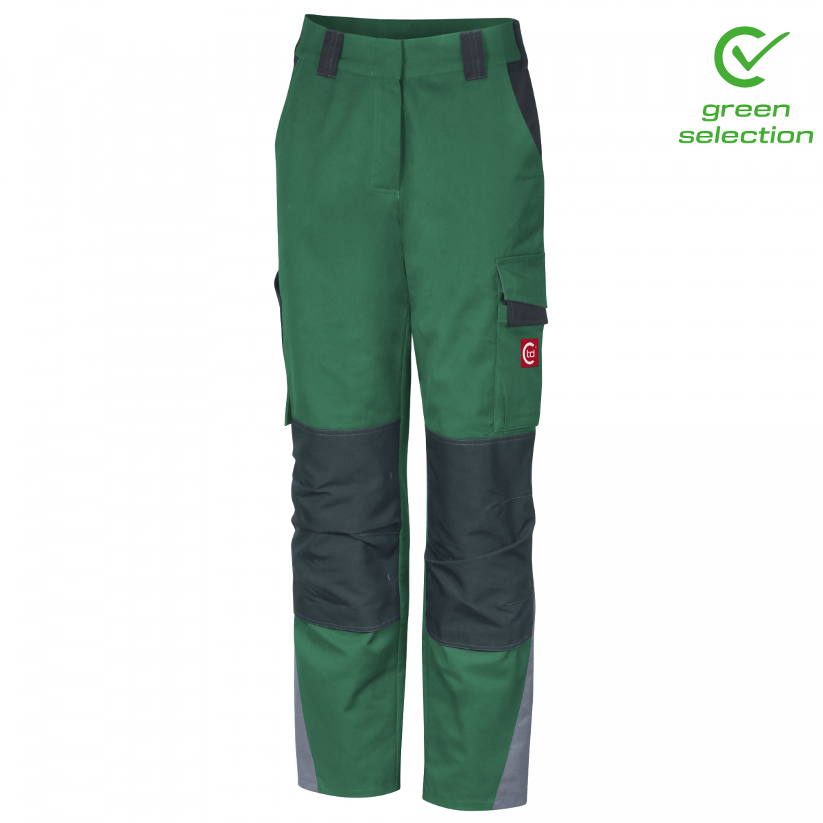 Teamdress-Damenhose ecoRover, grün/schwarz/grau