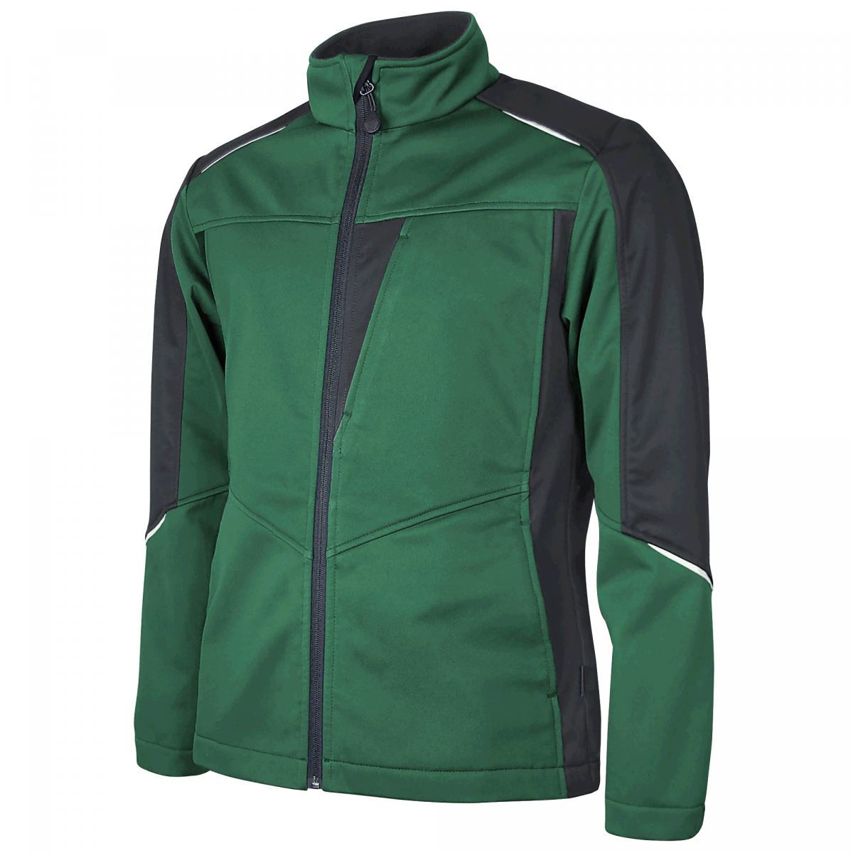 Teamdress-Damen-Softshelljacke, grün/schwarz