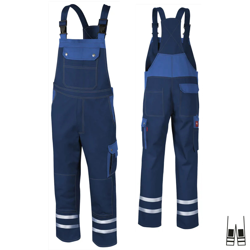 Teamdress-Latzhose Top Runner +KT+Ref marine/kornblau