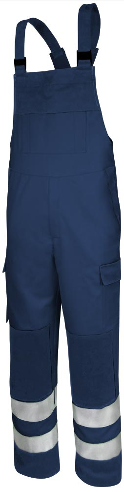 Teamdress-PSA-Workwear, High Multinorm, Latzhose, EN ISO 11612, EN 13034, marine