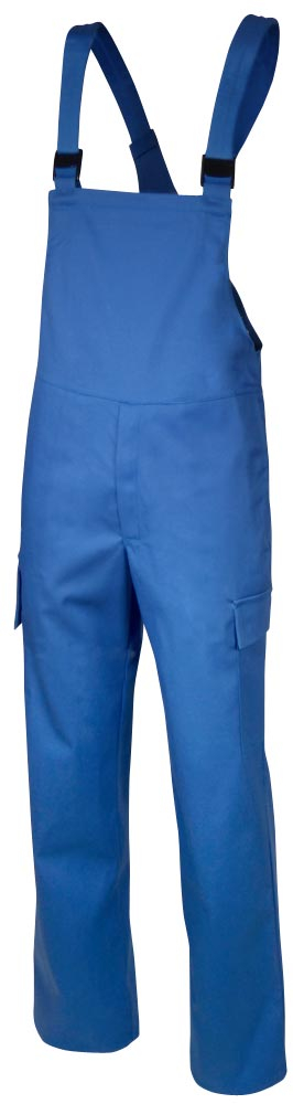 Teamdress-PSA-Workwear, Schweier/Hitzeschutz Antistatik, Latzhose, Kl. 1, kornblau