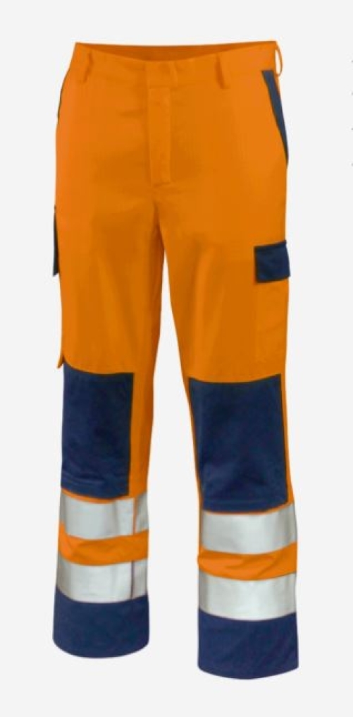Teamdress-Bundhose HighVisMulti oCH warnorange/marine