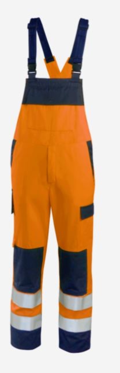 Teamdress-Latzhose HighVisMulti oCH warnorange/marine