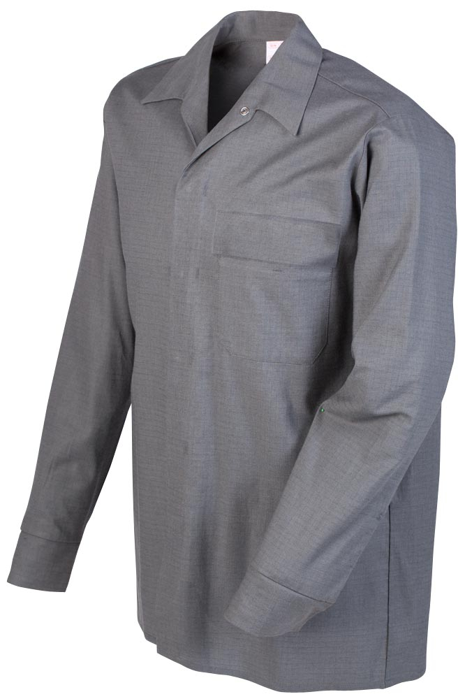 Teamdress-PSA-Workwear, Gießerei Hemd mit Störlichtbogen, grau