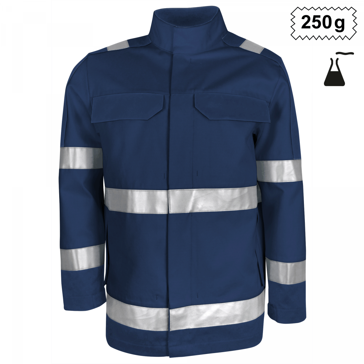 Teamdress-Jacke HighMulti leicht + CH, dunkelmarine