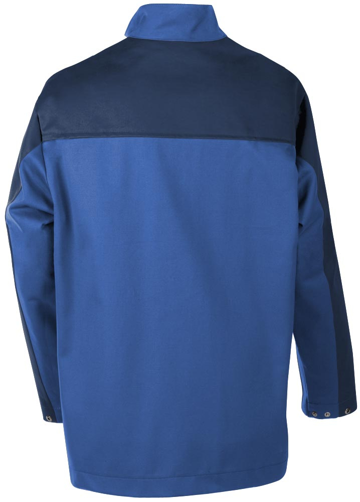 Teamdress-PSA-Workwear, PSA, Gießerei/Schweißer-Jacke, Kl. 1, EN ISO 11612, kornblau/marine