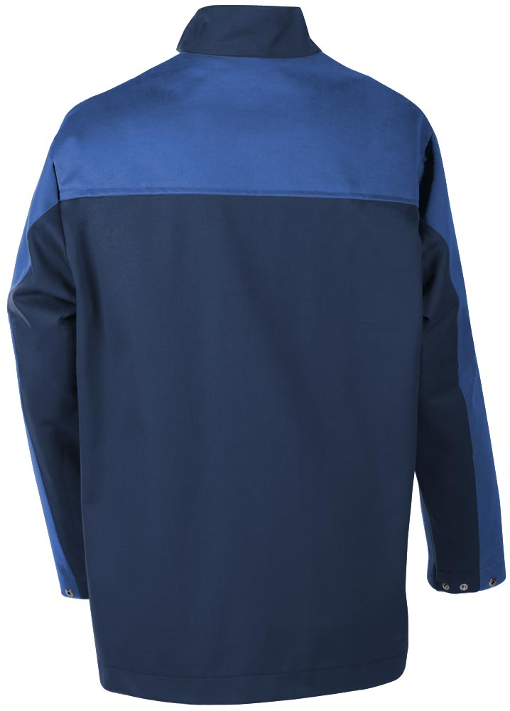 Teamdress-PSA-Workwear, PSA, Gießerei/Schweißer-Jacke, Kl. 1, EN ISO 11612, marine/kornblau