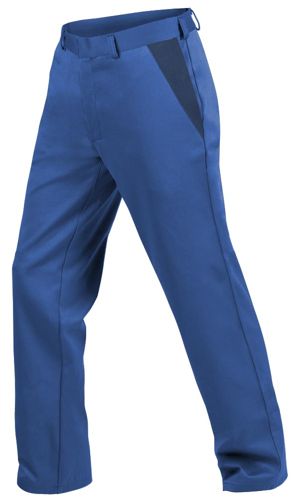 Teamdress-PSA-Workwear, PSA, Gießerei/Schweißer-Bundhose, Kl. 1, EN ISO 11612, kornblau/marine