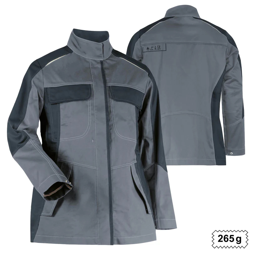 Teamdress-Damenjacke ecoRover Safety oCH grau/schwarz