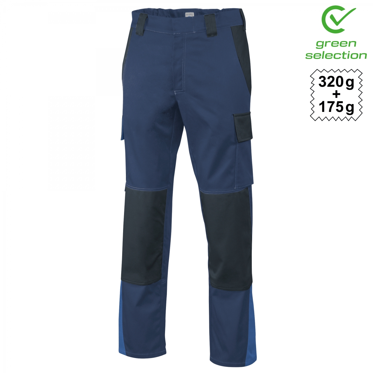 Teamdress-Bundhose ecoRover Safety Plus, marine/schwarz/blau