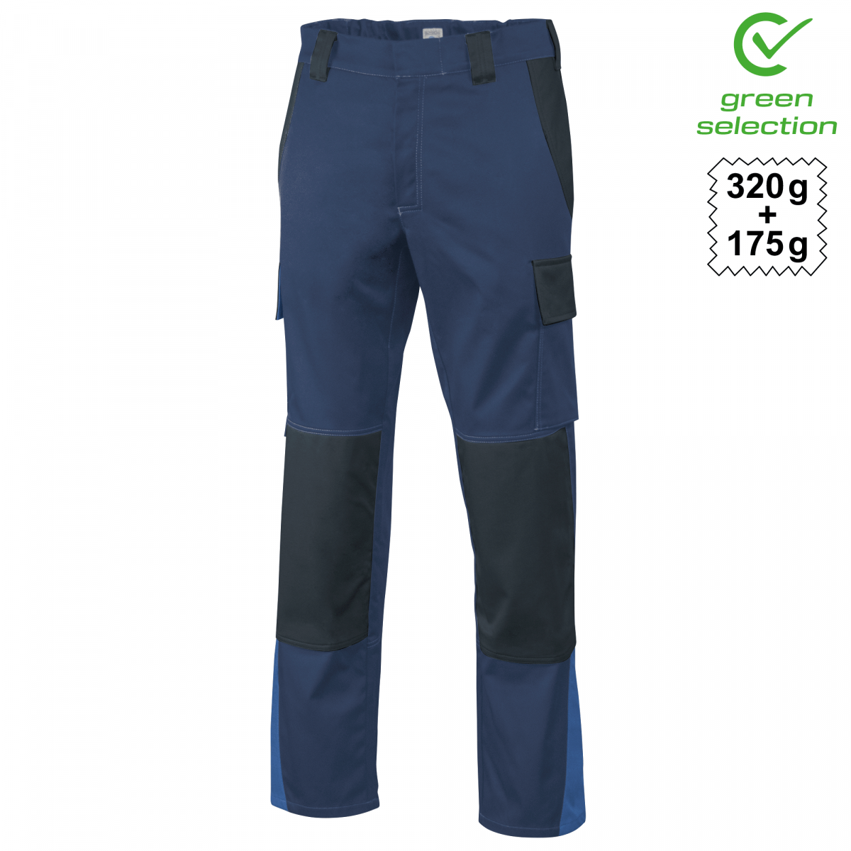 Teamdress-Bundhose ecoRover Safety Plus, marine/schwarz/blau