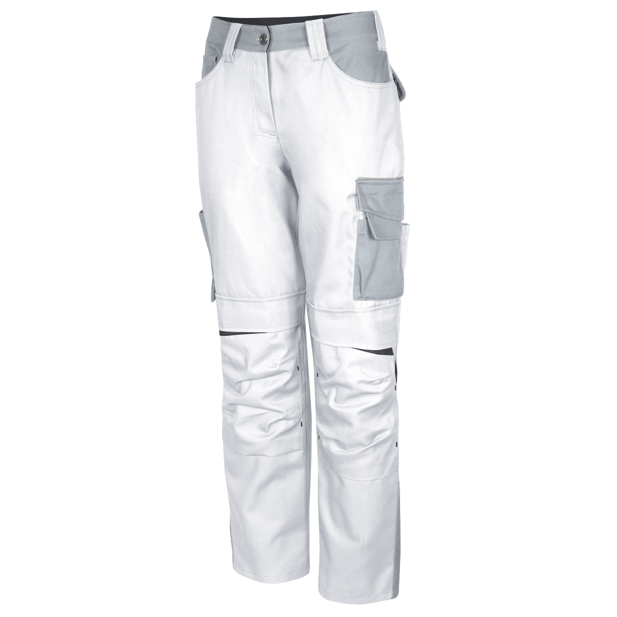 Teamdress-Damen-Bundhose Elements, weiß/hellgrau/dunkelgrau