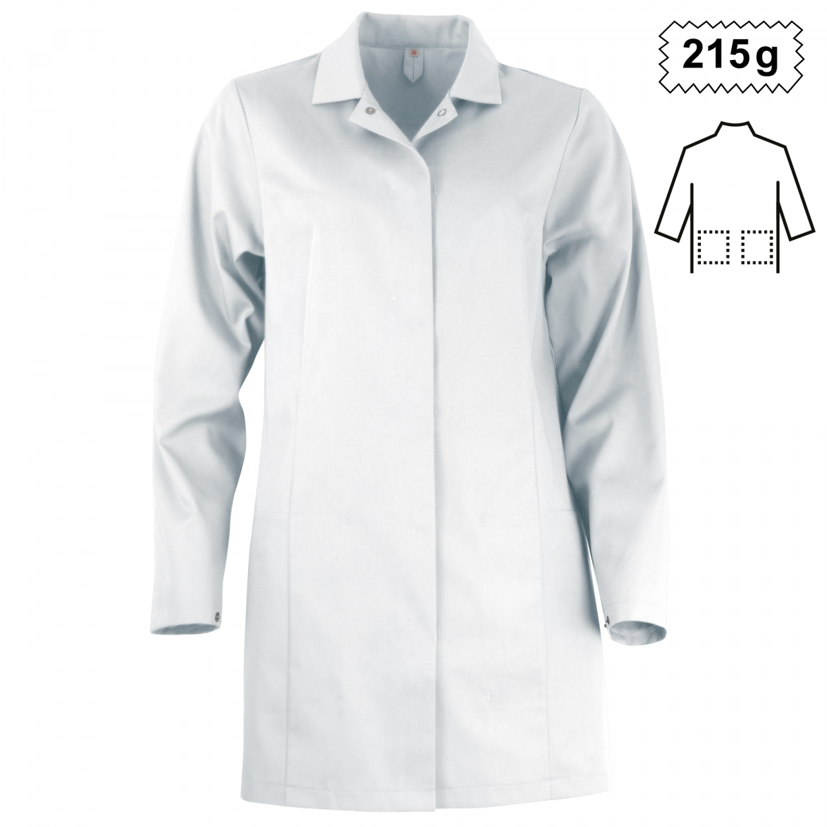 Teamdress-Damenkasack HACCP, weiß