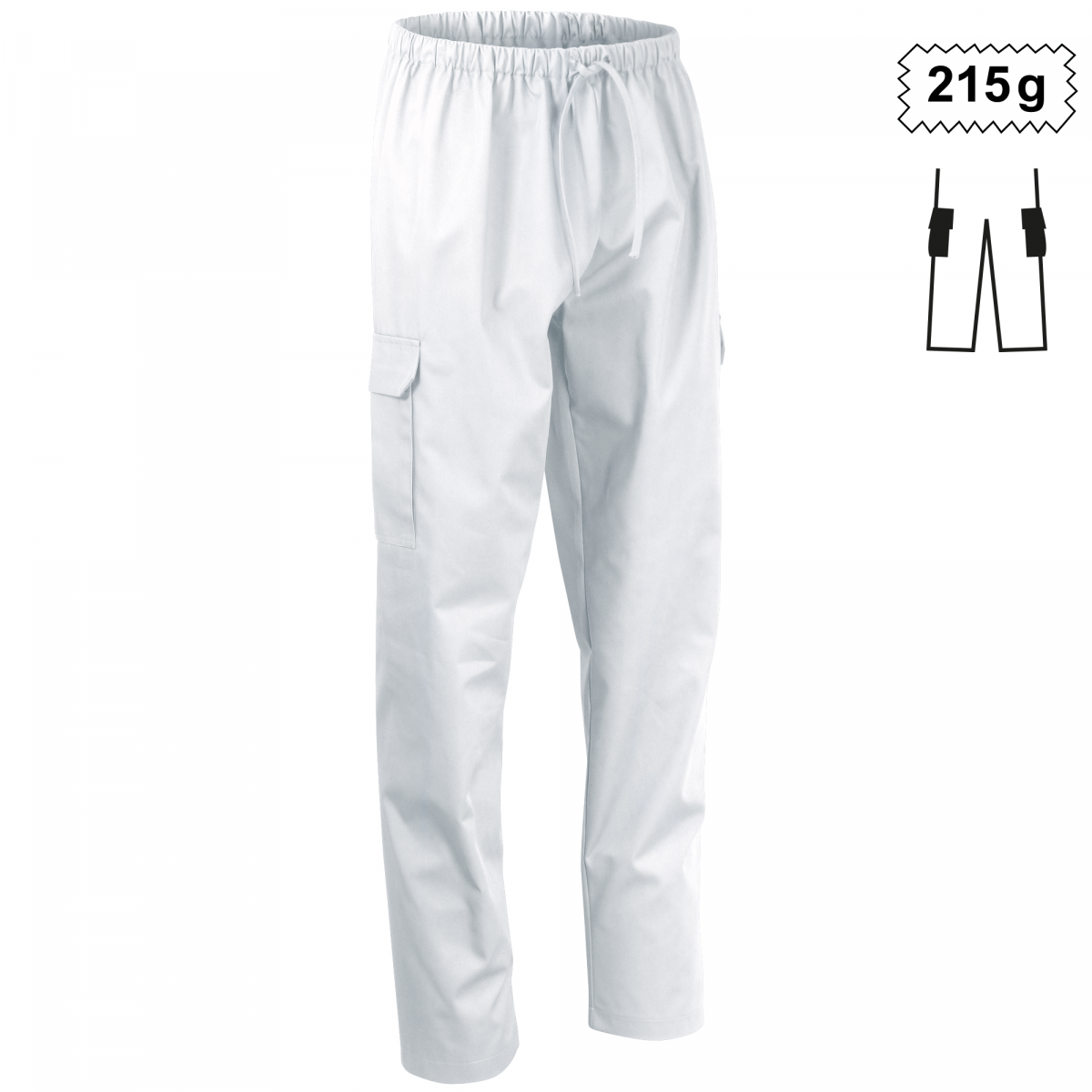 Teamdress-Unisex-Schlupfhose HACCP, weiß