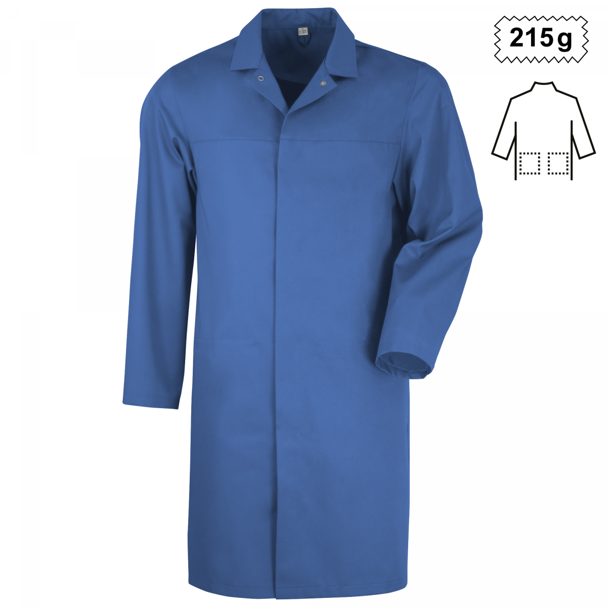 Teamdress-Unisex-Kittel HACCP, kornblau