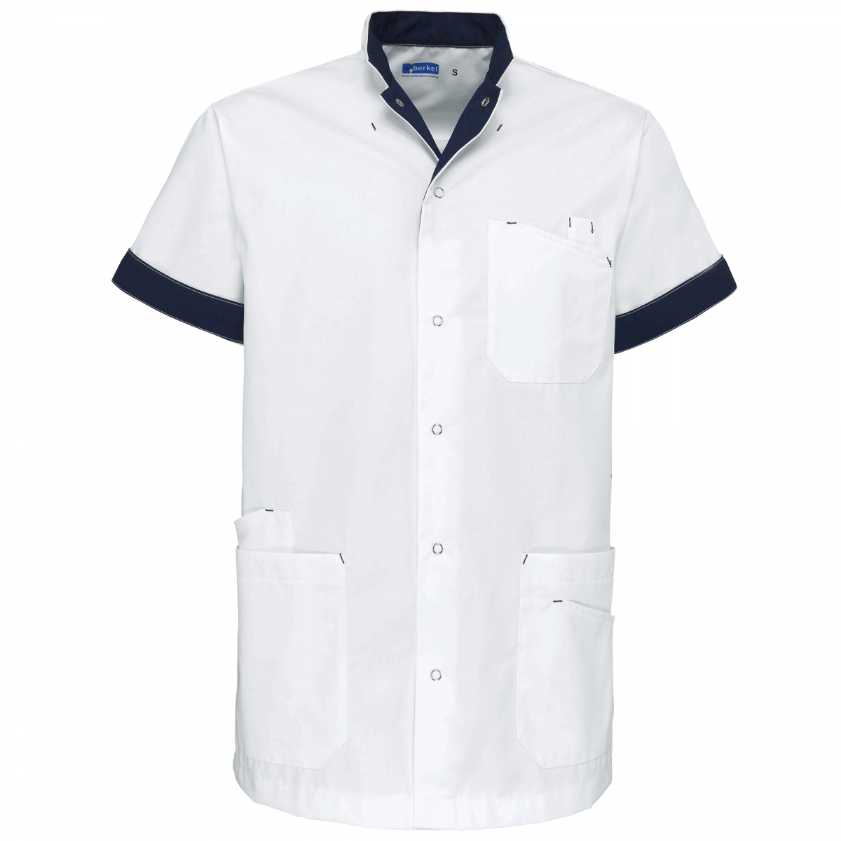 Teamdress-Livio-Unisex-kasack, weiß/marine
