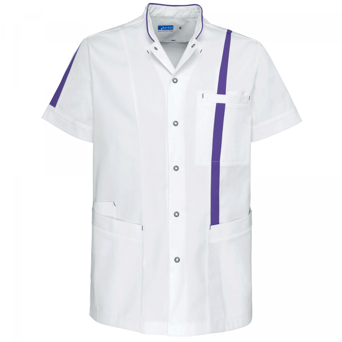 Teamdress-Lex-Unisex-Kasack, weiß/lila