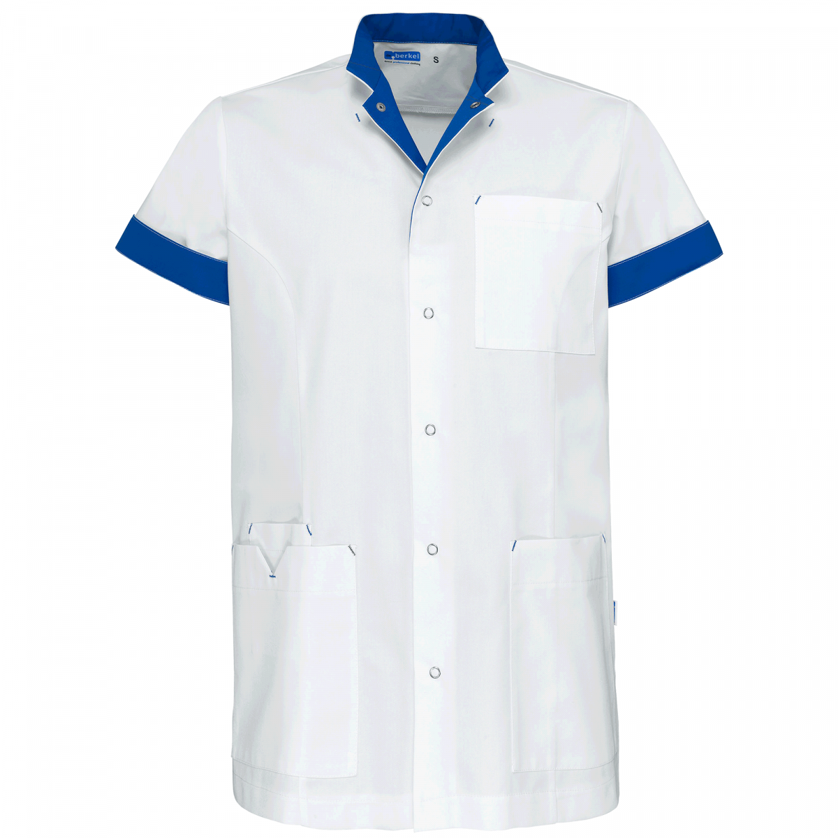 Teamdress-Jaimy-Unisex-Kasack, weiß/blau