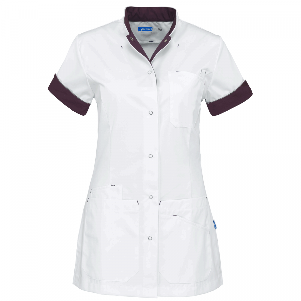 Teamdress-Livia-Damenkasack, weiß/violett
