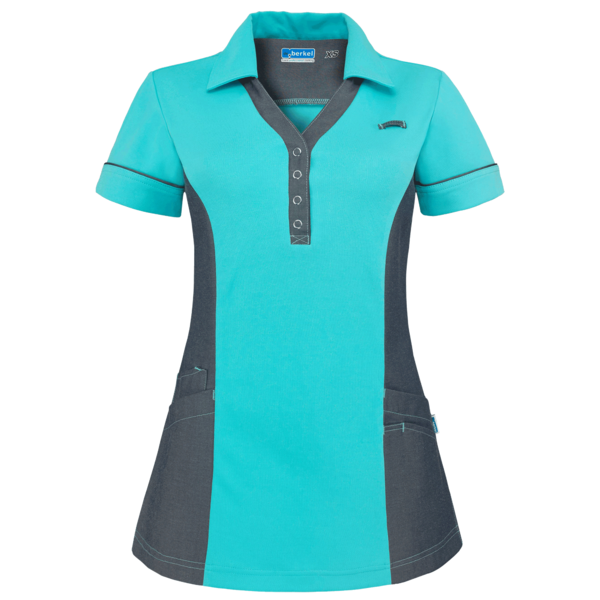 Teamdress-Trix-Damen-Polokasack, türkis/denim