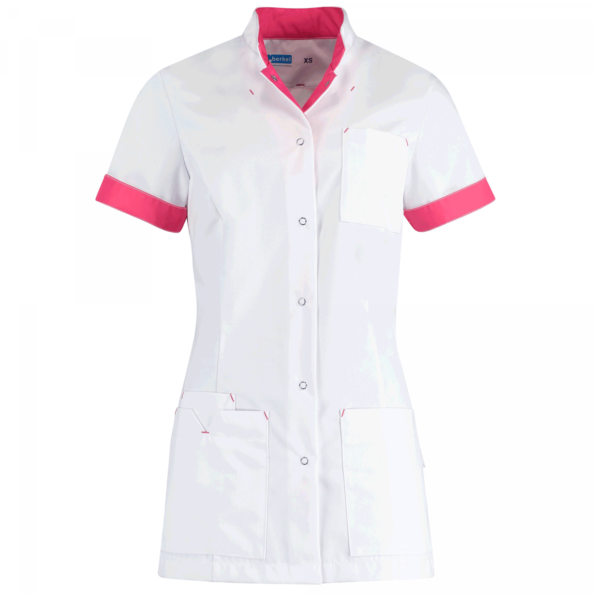 Teamdress-Jill-Damenkasack, weiß/pink