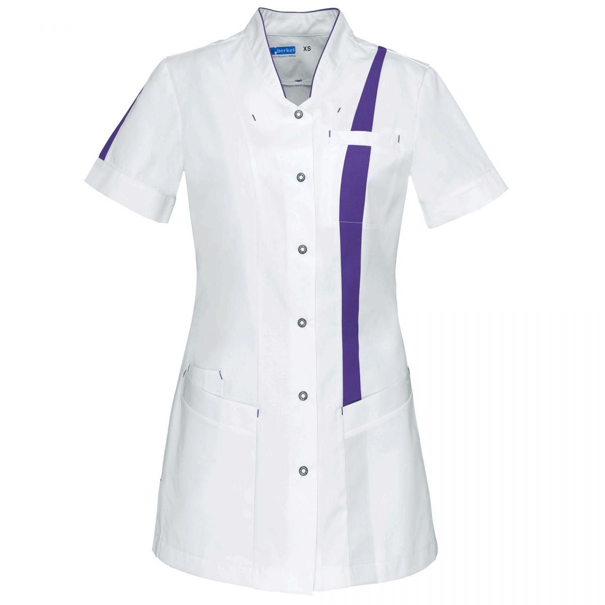 Teamdress-Lara-Damenkasack, weiß/lila