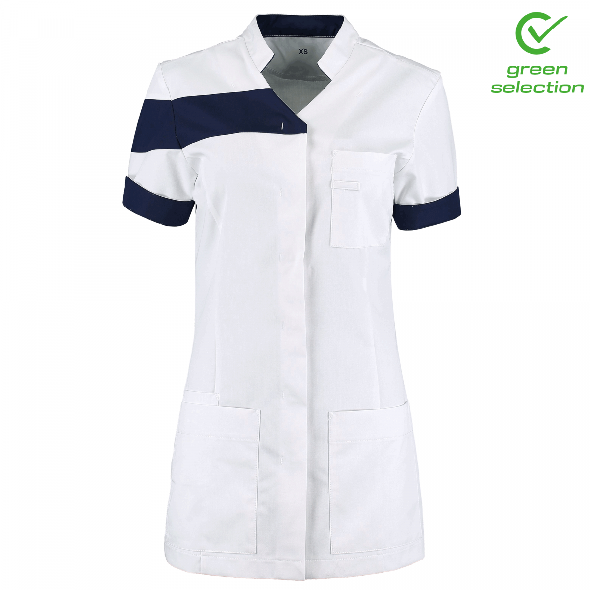 Teamdress-Juliette-Damenkasack, weiß/marine