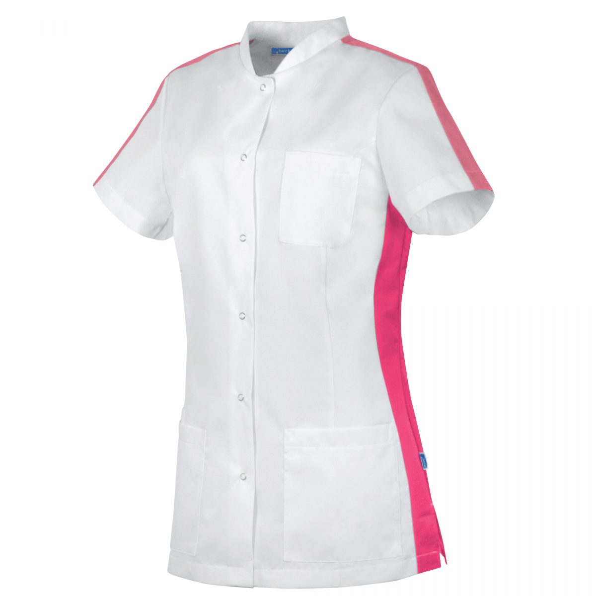 Teamdress-Kristel-Damenkasack, weiß/pink