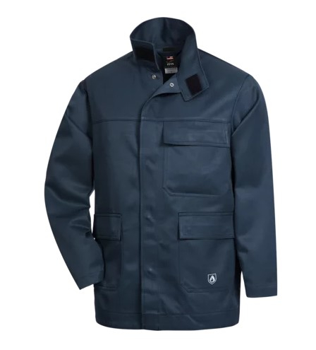 HB-Flammen-/Schweißerschutz-Blouson, 390 g/m², dunkelblau